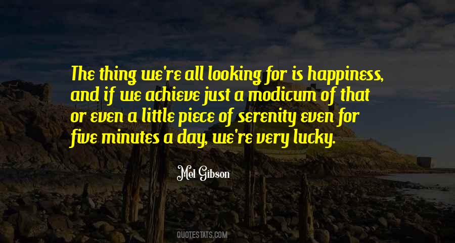 A Piece Of Happiness Quotes #162491