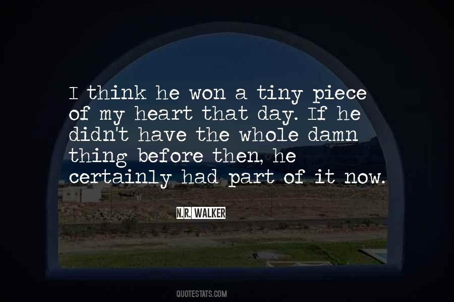 A Piece Of Happiness Quotes #1713410