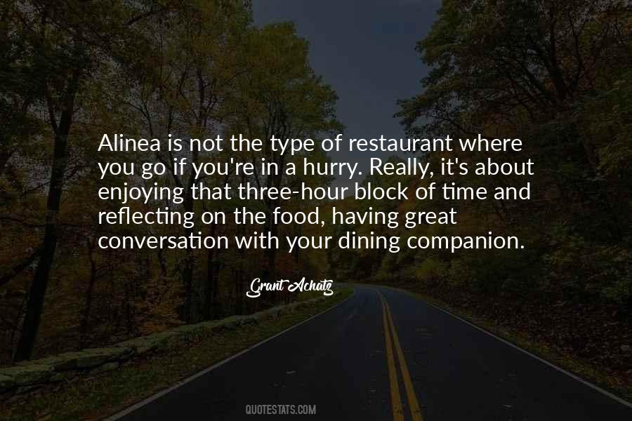 Food Dining Quotes #1431306