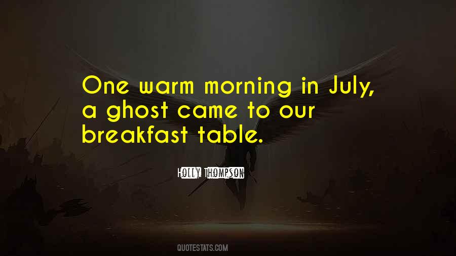 Breakfast Morning Quotes #1760365