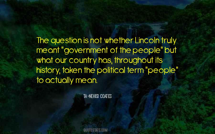 Government Of The People Quotes #672499