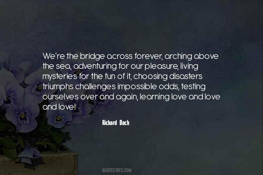 Over The Bridge Quotes #893869