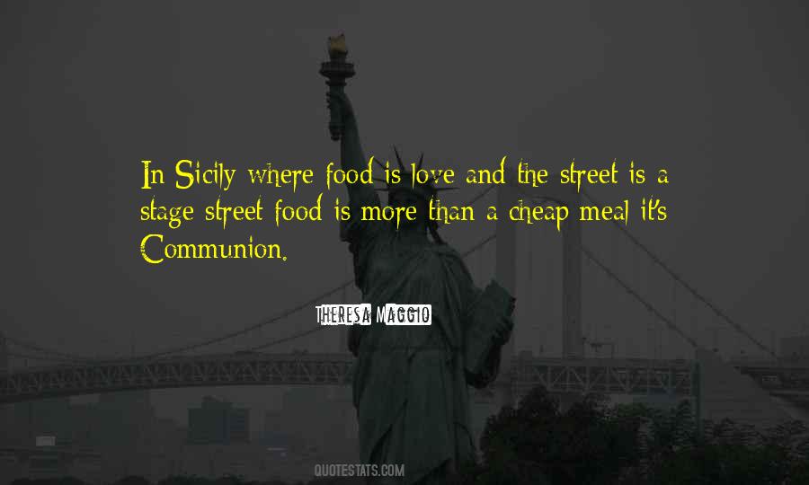 Food Is Love Quotes #473928