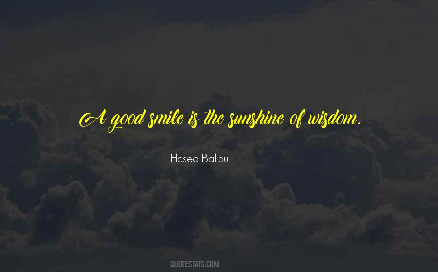 A Good Smile Quotes #143759