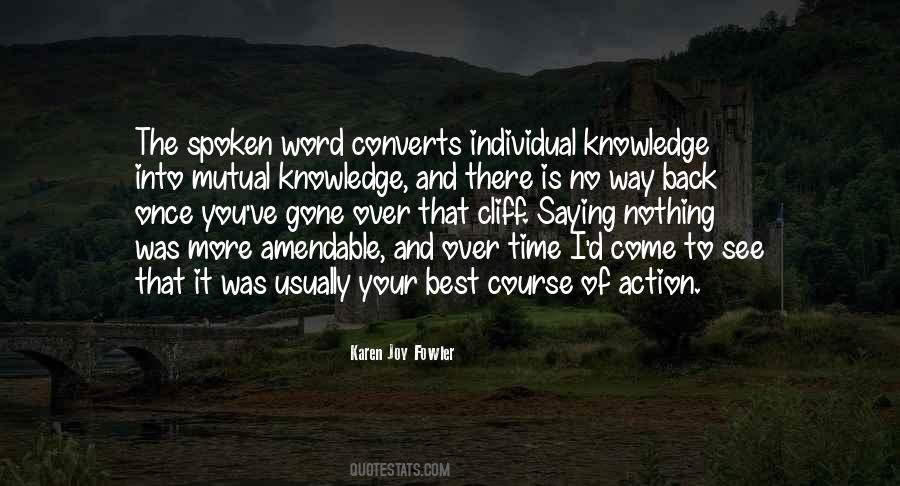 The Best Knowledge Quotes #1787477