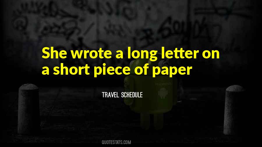Very Short Travel Quotes #865338