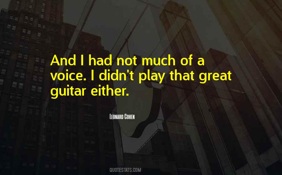 Great Guitar Quotes #1158003