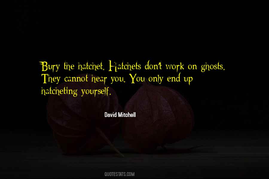 Quotes About Hatchets #1779149