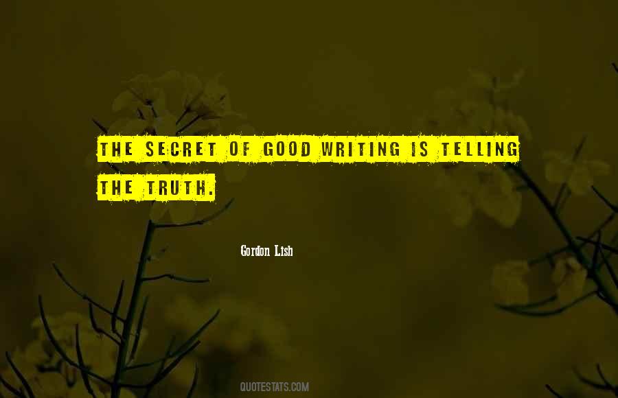 Secret Truth Quotes #815805