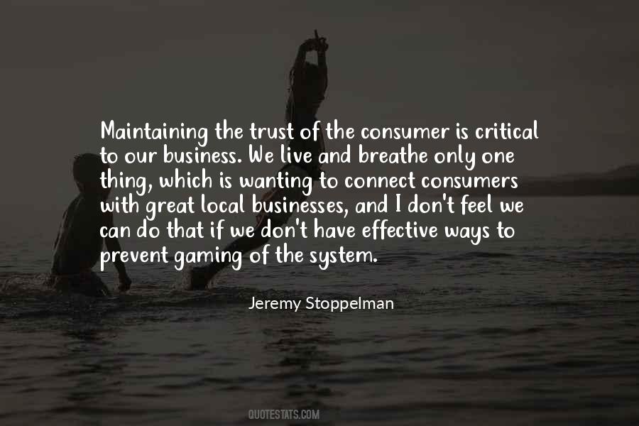Quotes About Trust Business #942691