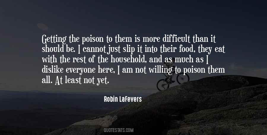 Food Poison Quotes #520653