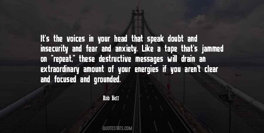 Insecurity Self Doubt Quotes #563367