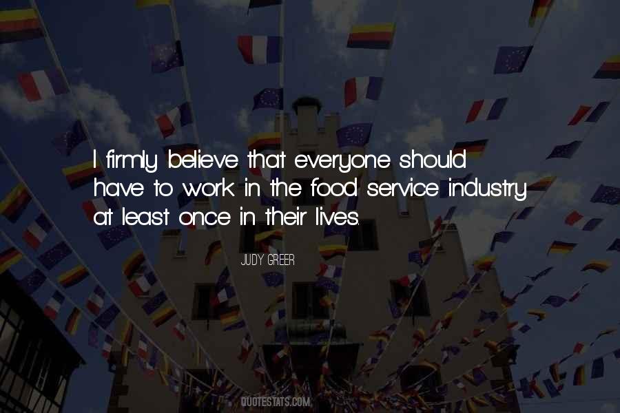 Food Service Industry Quotes #616449