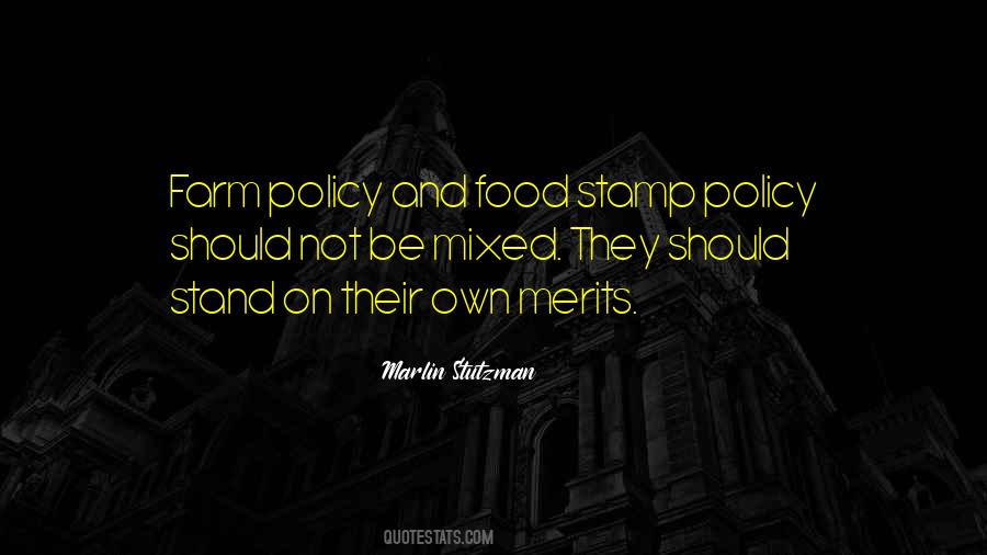 Food Stamp Quotes #497029