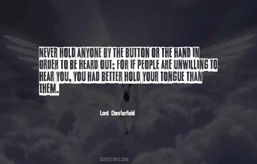 When You Hold My Hand Quotes #339654