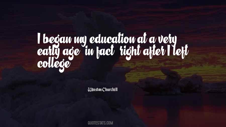 Education Age Quotes #1577491