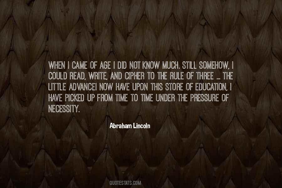 Education Age Quotes #323983