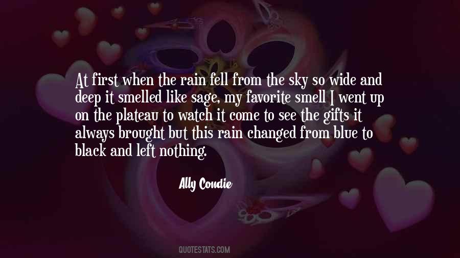 Rain Sky Quotes #130816