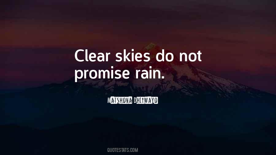 Rain Sky Quotes #1520768