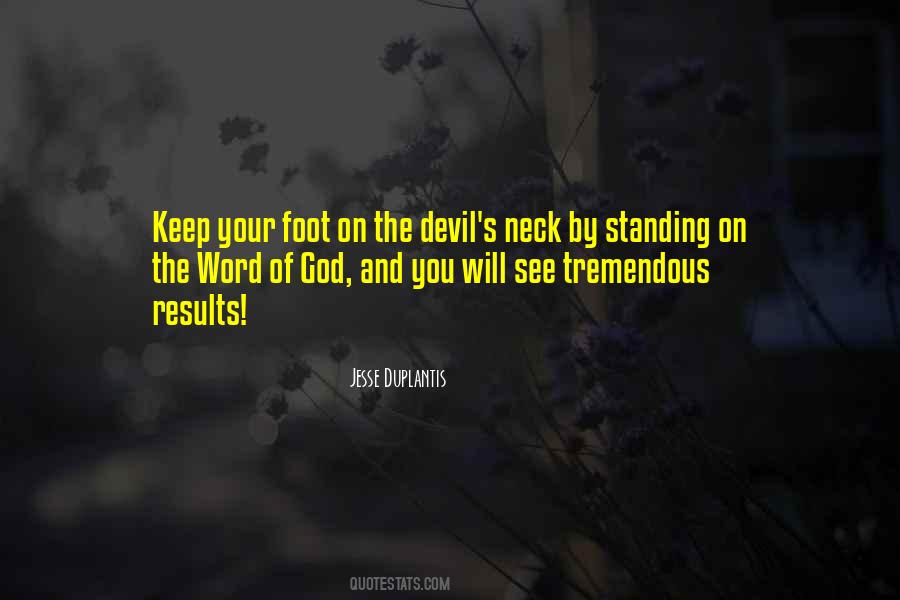 Standing On Your Feet Quotes #137753