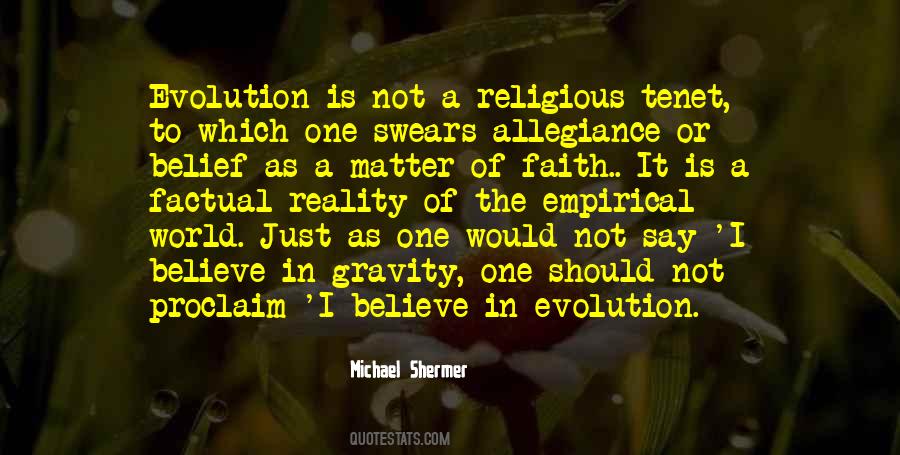 Evolution Is A Religion Quotes #1672582