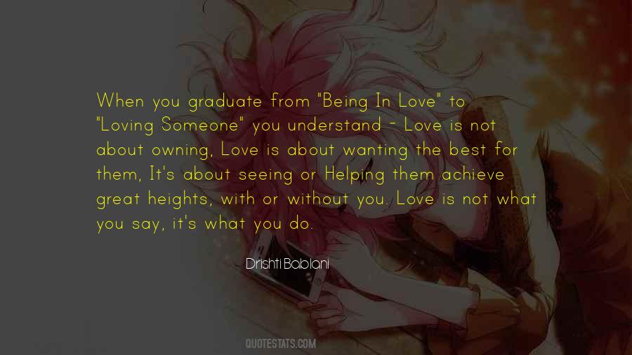 When You In Love With Someone Quotes #231995