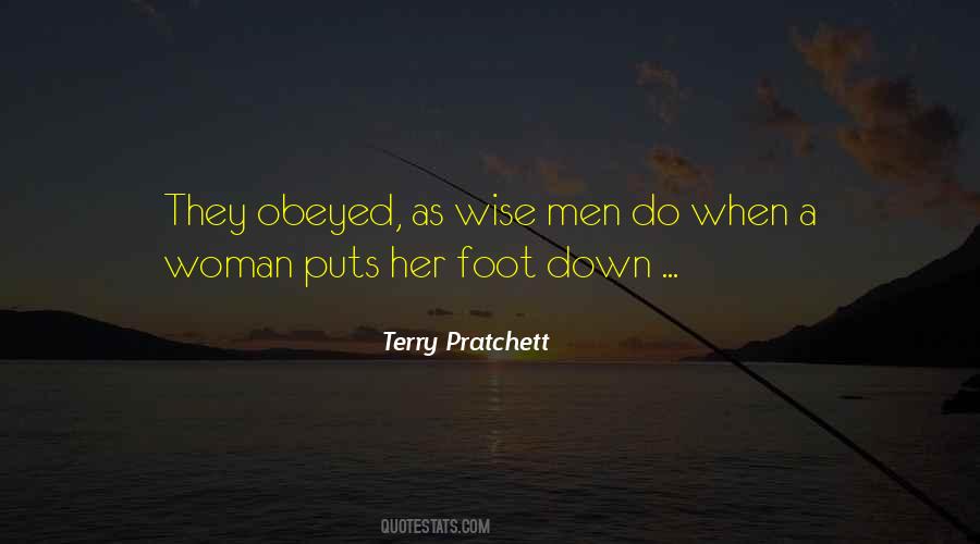 Foot Down Quotes #1376990