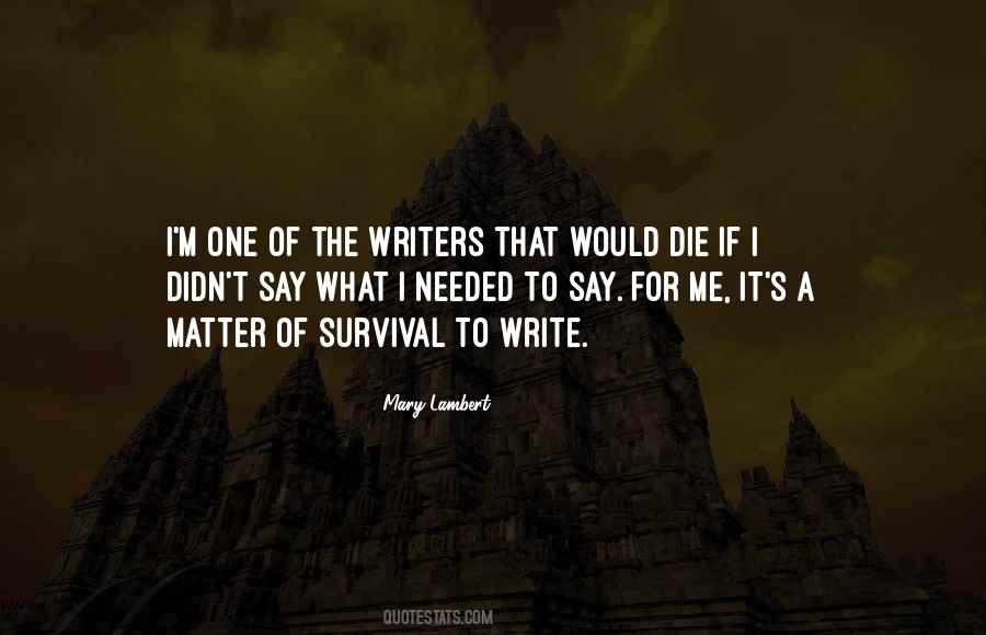 Would It Matter Quotes #605135