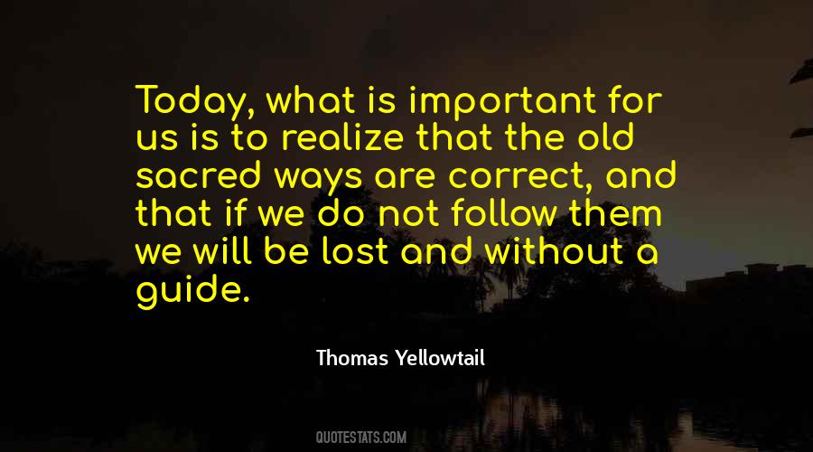 We Are Not Important Quotes #1278097