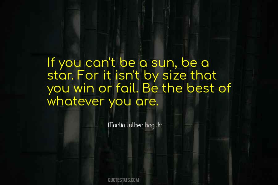 Be The Best Of Whatever You Are Quotes #293349