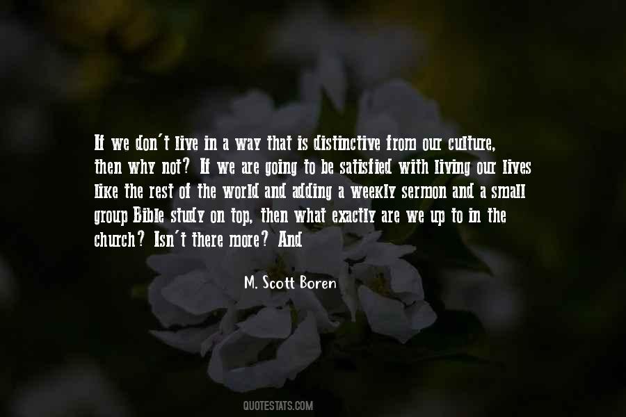 We Are Living In A World Quotes #1514832