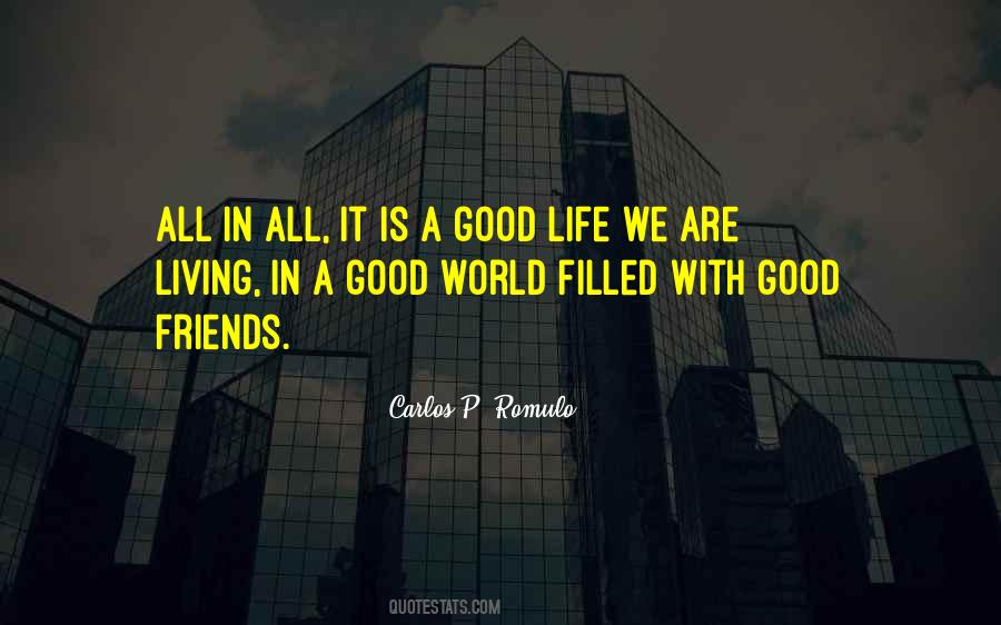 We Are Living In A World Quotes #304937
