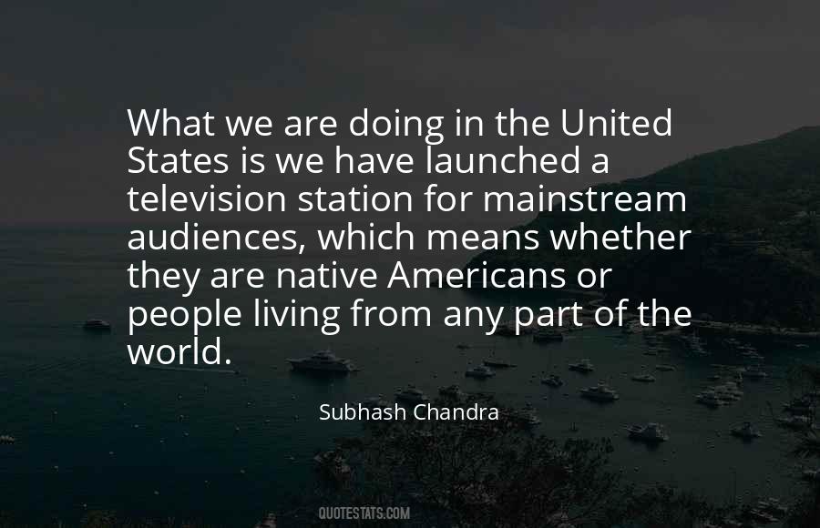 We Are Living In A World Quotes #479362