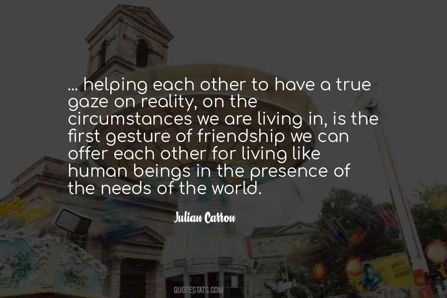 We Are Living In A World Quotes #800448