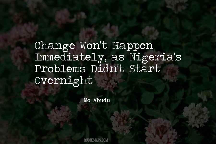 Change Overnight Quotes #1465347
