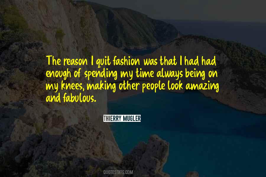 No Reason To Quit Quotes #457956