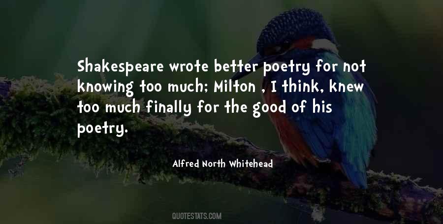 Poetry Shakespeare Quotes #1105872