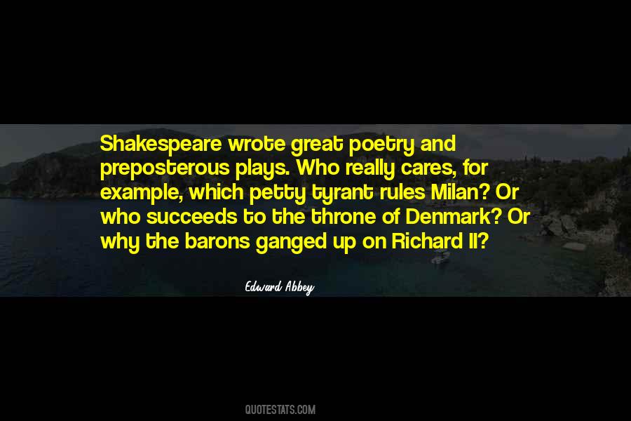 Poetry Shakespeare Quotes #1541723