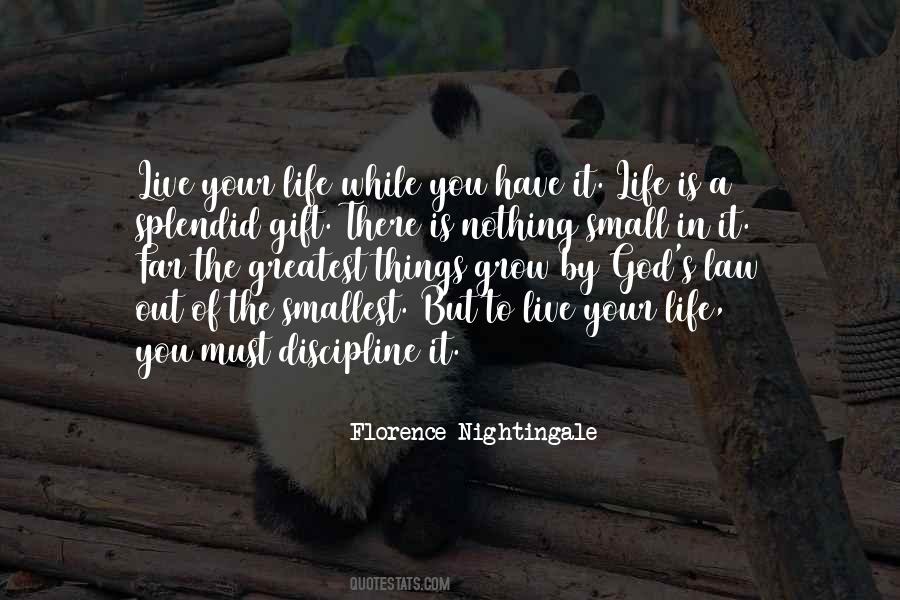 Live Your Life While You Have It Quotes #1338766