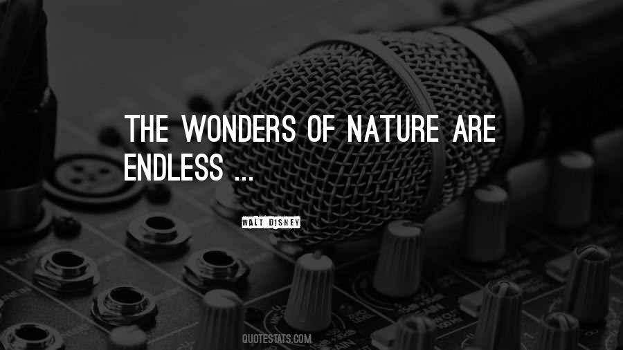Nature Wonder Quotes #332931