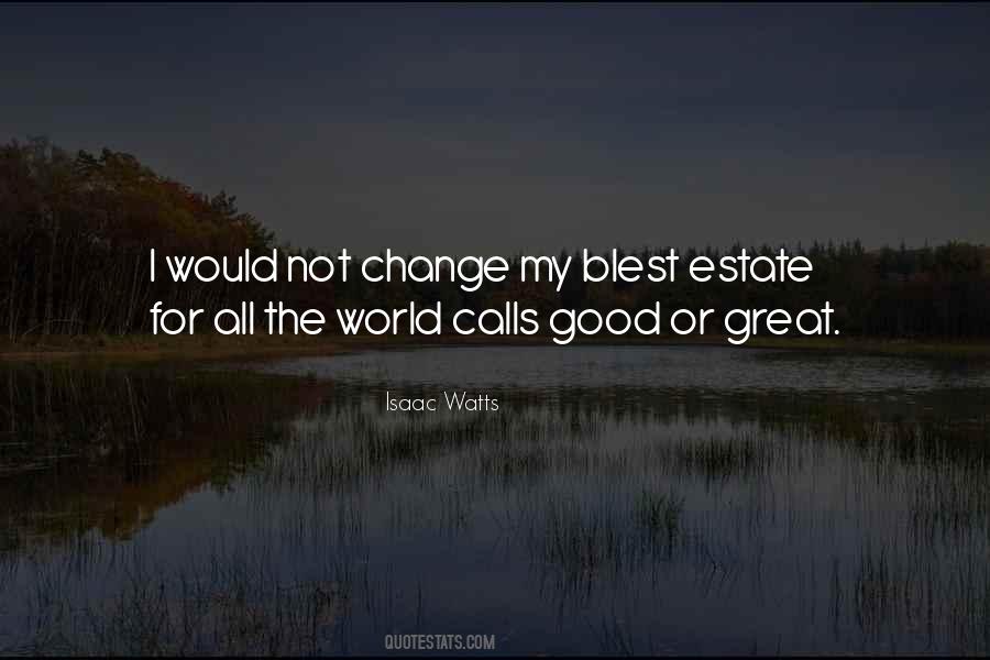 Change My World Quotes #53194