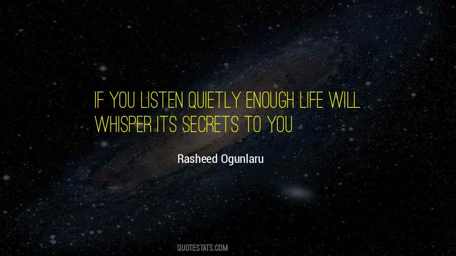 Life Listen Quotes #997534