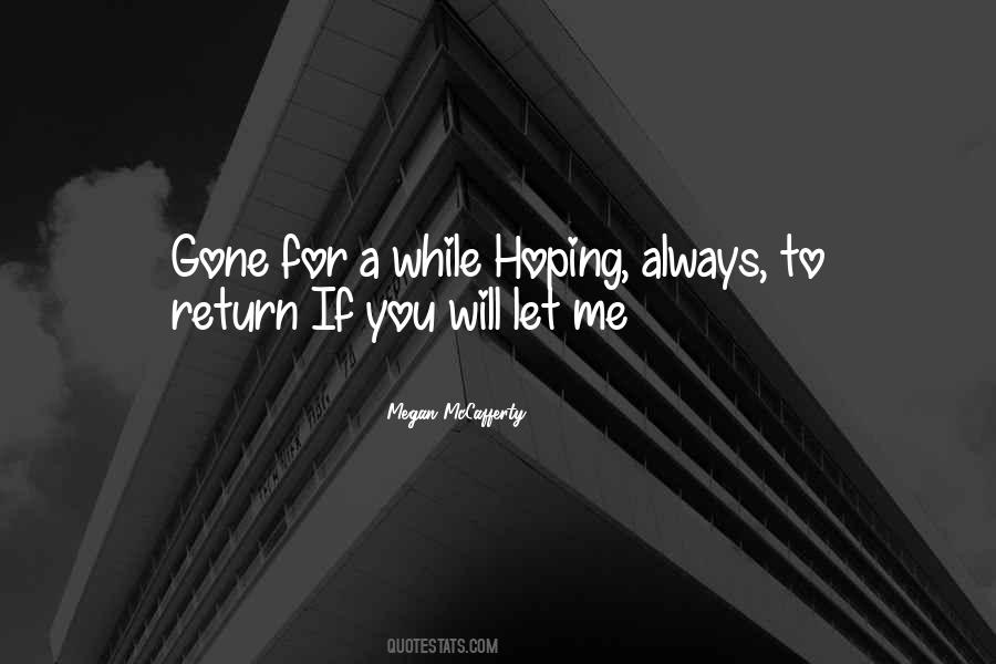 Will Always Return Quotes #120975
