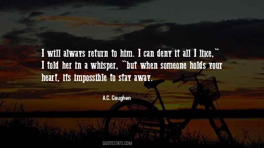Will Always Return Quotes #1305033