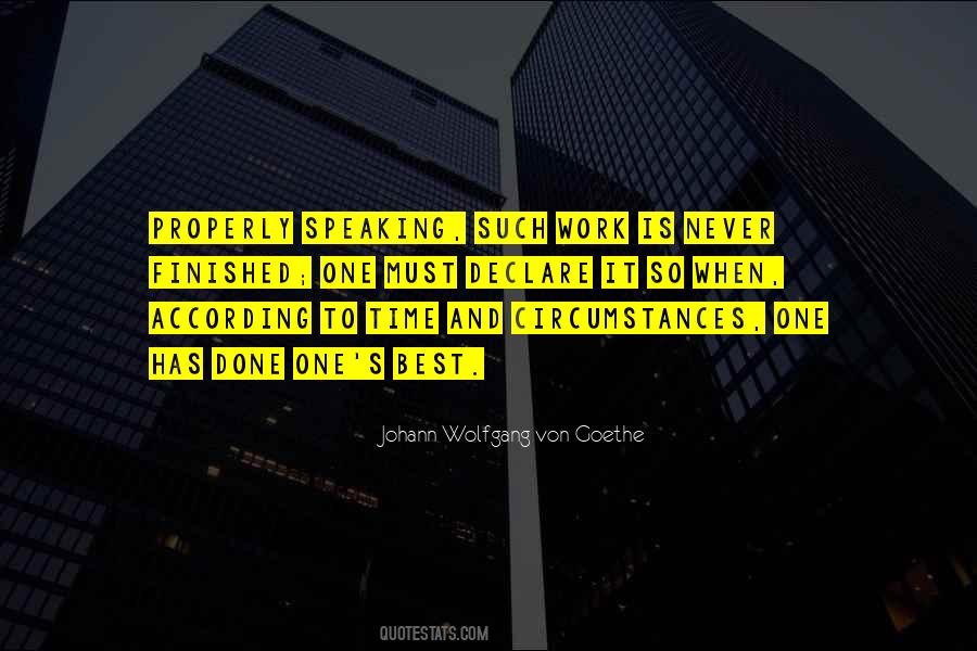 Time And Circumstances Quotes #1493279