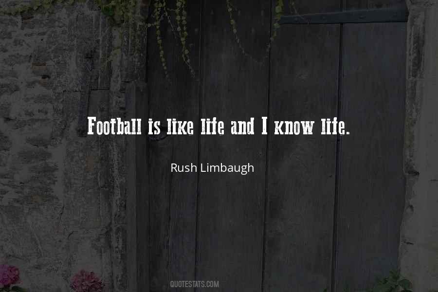 Football Is My Life Quotes #37081