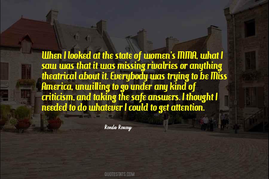 Missing Attention Quotes #1402850
