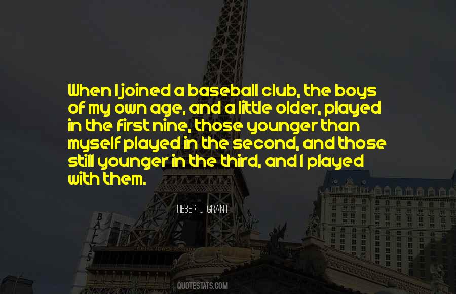 Boys Baseball Quotes #1437294