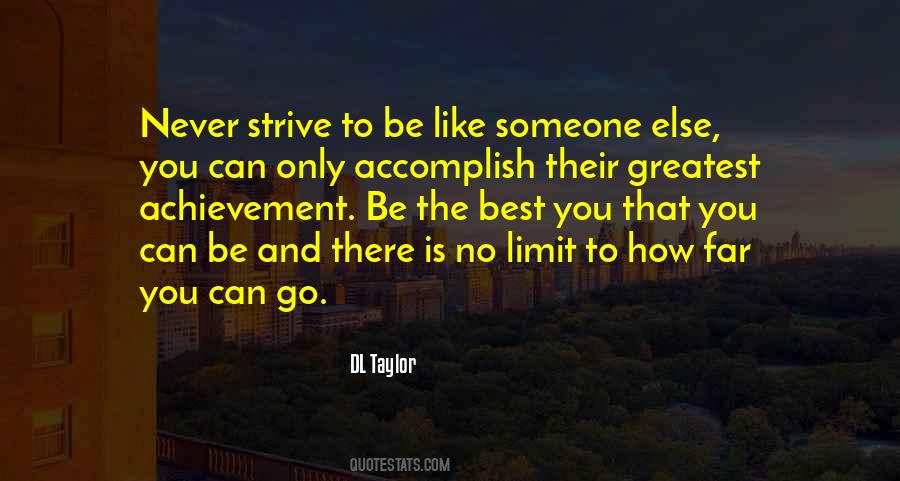 How To Be The Best You Quotes #1196599