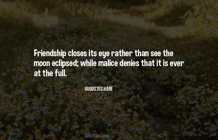 Friendship Moon Quotes #1863782